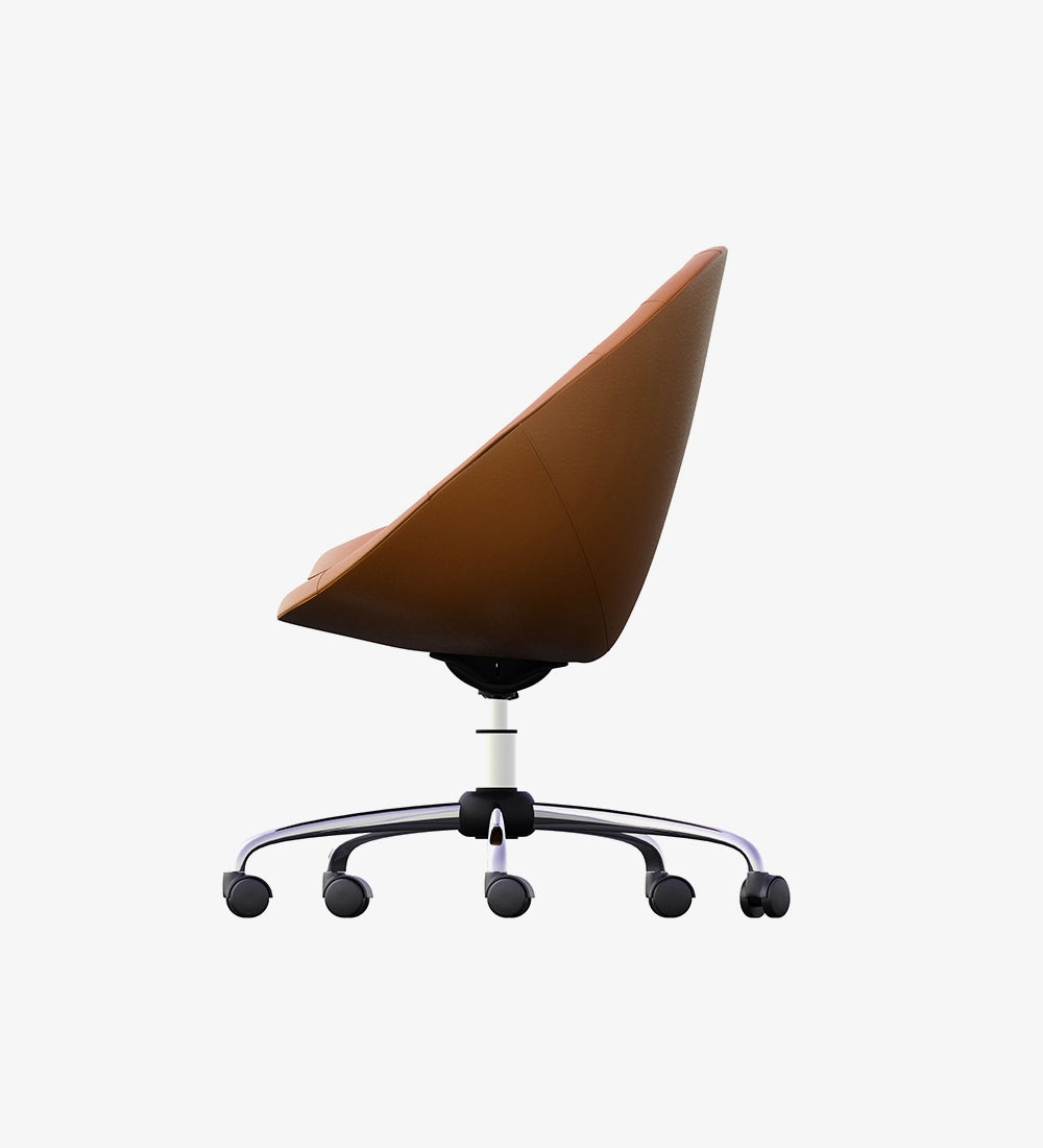 Round Alphwood Lounge Chair